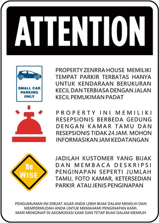 Zenrra House Hotel Bandung Eksteriør billede